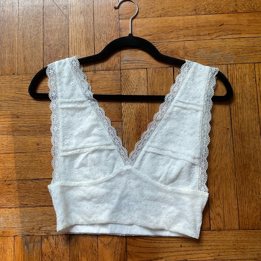 Princess Polly white lace top